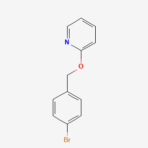 molecular formula C12H10BrNO B1292700 2-((4-Bromobenzyl)oxy)pyridine CAS No. 40775-71-1