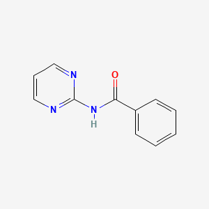 molecular formula C11H9N3O B12927018 benzamide, N-2-pyrimidinyl- CAS No. 13053-89-9