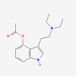 molecular formula C16H22N2O2 B1292703 3-(2-(Diethylamino)ethyl)-1H-indol-4-yl acetate CAS No. 1135424-15-5