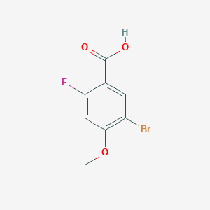 molecular formula C8H6BrFO3 B1292709 5-Bromo-2-fluoro-4-methoxybenzoic acid CAS No. 949014-42-0