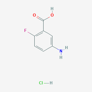 molecular formula C7H7ClFNO2 B1292711 3-Amino-6-fluorobenzoic acid hydrochloride CAS No. 130047-15-3