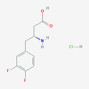 (R)-3-Amino-4-(3,4-difluorophenyl)butanoic acid hydrochloride