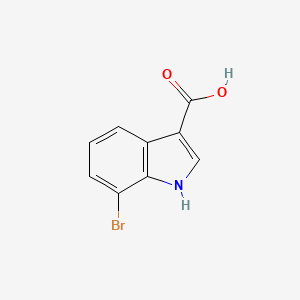 molecular formula C9H6BrNO2 B1292719 7-bromo-1H-indole-3-carboxylic acid CAS No. 86153-25-5