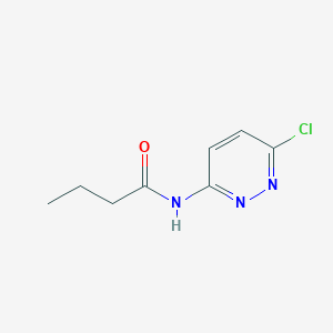 N-(6-chloropyridazin-3-yl)butanamide
