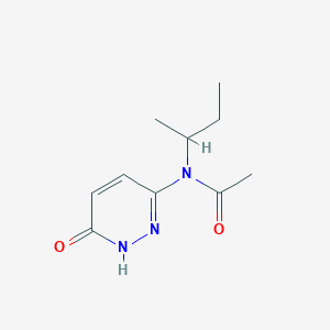 molecular formula C10H15N3O2 B12927297 N-(Butan-2-yl)-N-(6-oxo-1,6-dihydropyridazin-3-yl)acetamide CAS No. 88259-89-6
