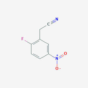 molecular formula C8H5FN2O2 B1292735 2-(2-Fluoro-5-nitrophenyl)acetonitrile CAS No. 1000339-92-3