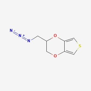 molecular formula C7H7N3O2S B1292739 2-(Azidomethyl)-2,3-dihydrothieno[3,4-b][1,4]dioxine 