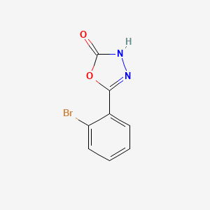 molecular formula C8H5BrN2O2 B1292752 5-(2-溴苯基)-1,3,4-噁二唑-2-醇 CAS No. 1044766-10-0