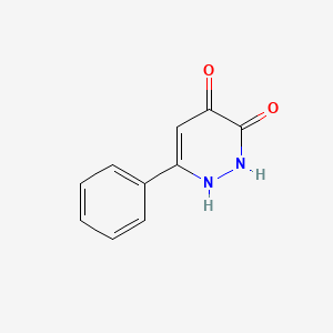 molecular formula C10H8N2O2 B12927536 6-Phenyl-1,2-dihydropyridazine-3,4-dione CAS No. 139262-30-9