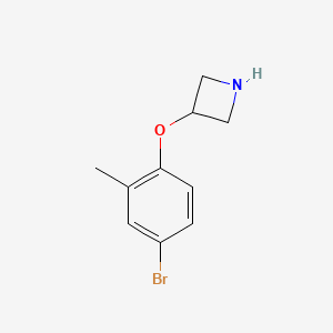 molecular formula C10H12BrNO B1292755 3-(4-Bromo-2-methylphenoxy)azetidine CAS No. 954223-42-8