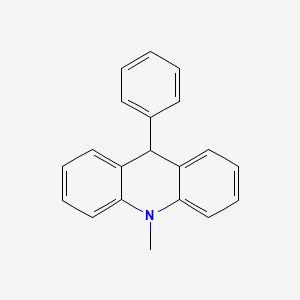 molecular formula C20H17N B12927583 10-Methyl-9-phenyl-9,10-dihydroacridine CAS No. 56875-26-4