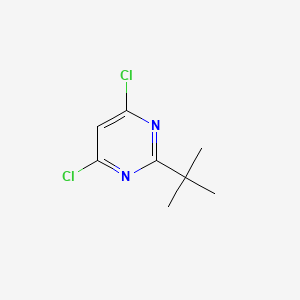 molecular formula C8H10Cl2N2 B1292766 2-(tert-Butyl)-4,6-dichloropyrimidine CAS No. 1044771-51-8