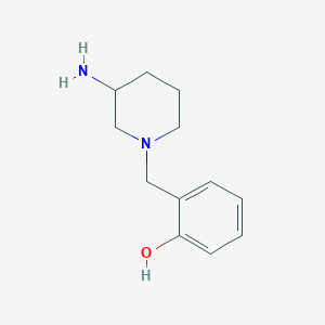 2-[(3-Aminopiperidin-1-yl)methyl]phenol
