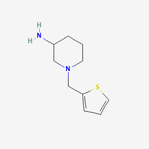 molecular formula C10H16N2S B1292777 1-(Thiophen-2-ylmethyl)piperidin-3-amine CAS No. 933707-95-0