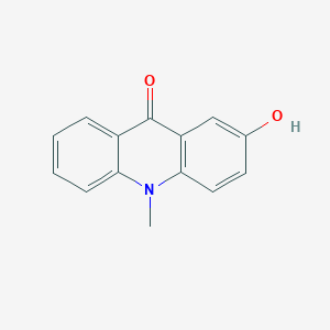 molecular formula C14H11NO2 B12927770 2-Hydroxy-10-methylacridin-9(10H)-one CAS No. 16584-55-7