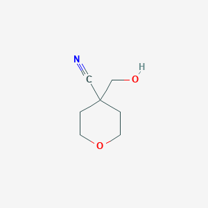 4-(hydroxymethyl)tetrahydro-2H-pyran-4-carbonitrile