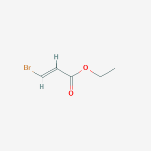 molecular formula C5H7BrO2 B12927928 Ethyl 3-bromoacrylate 