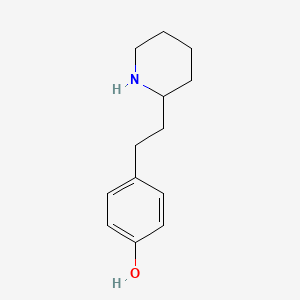 4-(2-(Piperidin-2-yl)ethyl)phenol