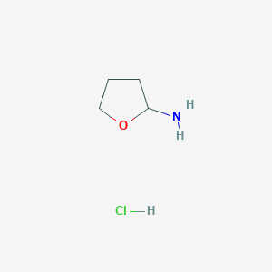 molecular formula C4H10ClNO B12928013 Tetrahydrofuran-2-amine hydrochloride 