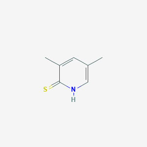 molecular formula C7H9NS B129281 3,5-Dimethyl-1H-pyridine-2-thione CAS No. 142274-34-8