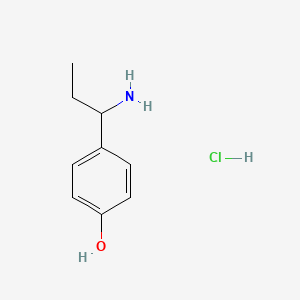 4-(1-Aminopropyl)phenol hydrochloride