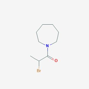 molecular formula C9H16BrNO B1292821 1-(Azepan-1-yl)-2-bromopropan-1-one CAS No. 131580-51-3