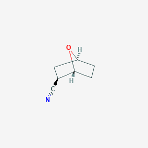 molecular formula C7H9NO B12928261 Rel-(1R,2R,4S)-7-oxabicyclo[2.2.1]heptane-2-carbonitrile 