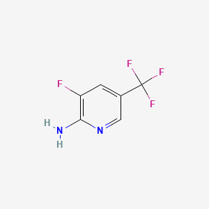 molecular formula C6H4F4N2 B1292829 2-Amino-3-fluoro-5-(trifluoromethyl)pyridine CAS No. 852062-17-0