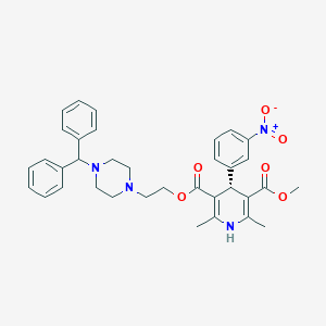 molecular formula C₃₅H₃₉ClN₄O₆ B129283 R-(-)-Manidipine CAS No. 133082-19-6