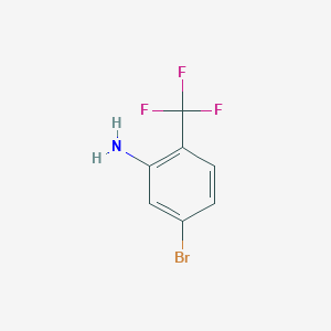 molecular formula C7H5BrF3N B1292830 5-Bromo-2-(trifluoromethyl)aniline CAS No. 703-91-3