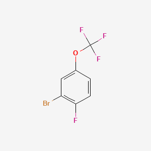 molecular formula C7H3BrF4O B1292831 2-Bromo-1-fluoro-4-(trifluoromethoxy)benzene CAS No. 286932-57-8