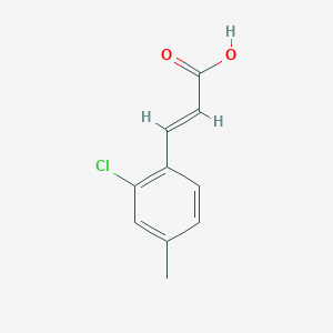 molecular formula C10H9ClO2 B12928330 2-Chloro-4-methylcinnamic acid 