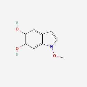 molecular formula C9H9NO3 B12928358 1-Methoxy-1h-indole-5,6-diol 