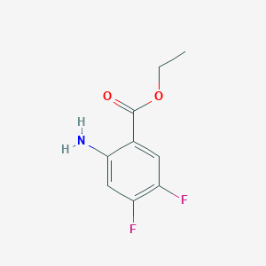 molecular formula C9H9F2NO2 B1292836 Ethyl 2-amino-4,5-difluorobenzoate CAS No. 864293-36-7