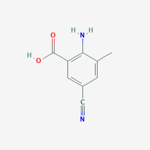 2-Amino-5-cyano-3-methylbenzoic acid