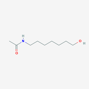 molecular formula C9H19NO2 B12928643 N-(7-Hydroxyheptyl)acetamide CAS No. 89644-52-0