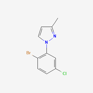 1-(2-Bromo-5-chlorophenyl)-3-methyl-1h-pyrazole