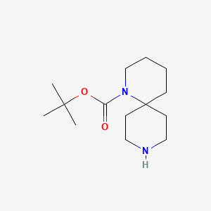 molecular formula C14H26N2O2 B1292871 Tert-butyl 1,9-diazaspiro[5.5]undecane-1-carboxylate CAS No. 1158750-00-5