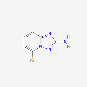 molecular formula C6H5BrN4 B1292873 5-bromo-[1,2,4]triazolo[1,5-a]pyridin-2-amine CAS No. 1010120-55-4