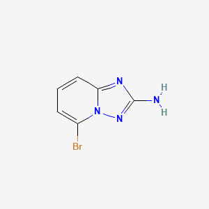 molecular formula C6H5BrN4 B1292873 5-Bromo[1,2,4]triazolo[1,5-a]pyridin-2-amine CAS No. 1010120-55-4