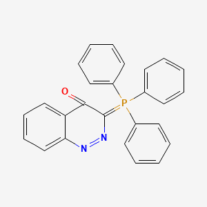 molecular formula C26H19N2OP B12928994 3-(Triphenyl-lambda~5~-phosphanylidene)cinnolin-4(3H)-one CAS No. 109773-41-3