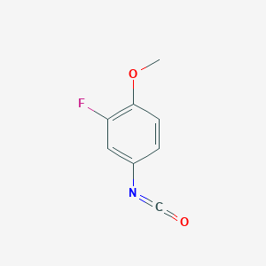 molecular formula C8H6FNO2 B1292900 2-Fluoro-4-isocyanato-1-methoxybenzene CAS No. 221218-33-3