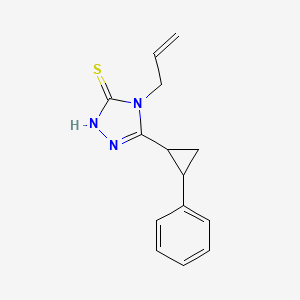 4-allyl-5-(2-phenylcyclopropyl)-4H-1,2,4-triazole-3-thiol