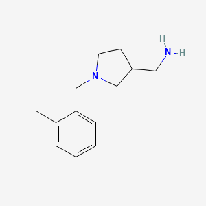 molecular formula C13H20N2 B1292914 1-[1-(2-Methylbenzyl)-3-pyrrolidinyl]methanamine CAS No. 1017417-47-8