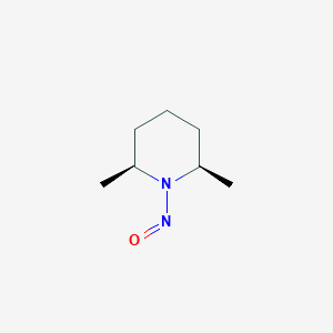 molecular formula C7H14N2O B129292 Piperidine, 2,6-dimethyl-1-nitroso-, cis- CAS No. 16642-61-8