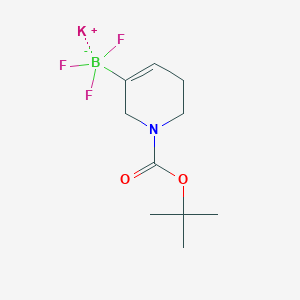 molecular formula C10H16BF3KNO2 B12929297 Potassium (1-(tert-butoxycarbonyl)-1,2,5,6-tetrahydropyridin-3-yl)trifluoroborate 