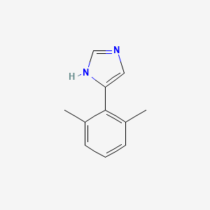 molecular formula C11H12N2 B12929318 5-(2,6-dimethylphenyl)-1H-imidazole CAS No. 113504-86-2