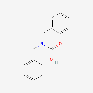 molecular formula C15H15NO2 B12929342 Dibenzylcarbamic acid CAS No. 292865-97-5