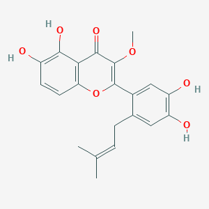 molecular formula C21H18O7 B129294 Uralene CAS No. 150853-99-9