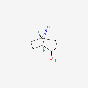 molecular formula C7H13NO B12929407 (1S,5R)-8-Azabicyclo[3.2.1]octan-2-ol 
